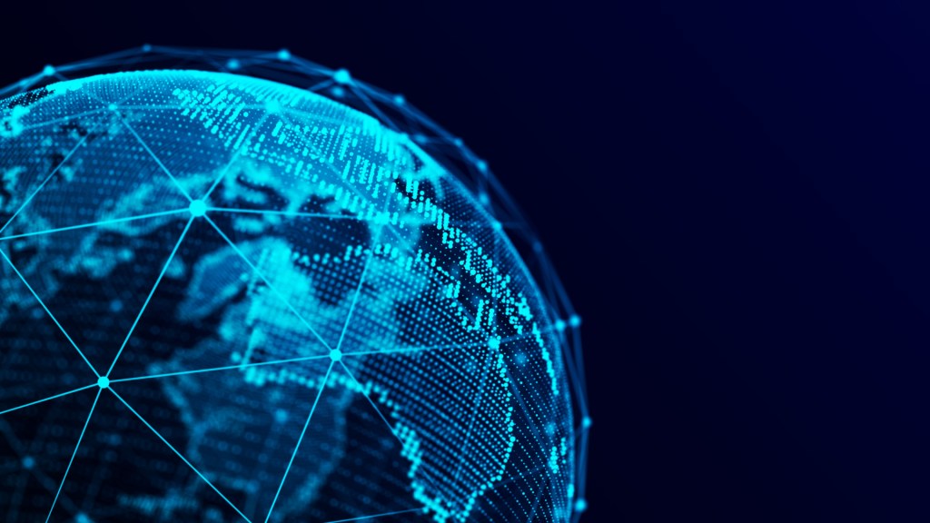 Visualization of a global network