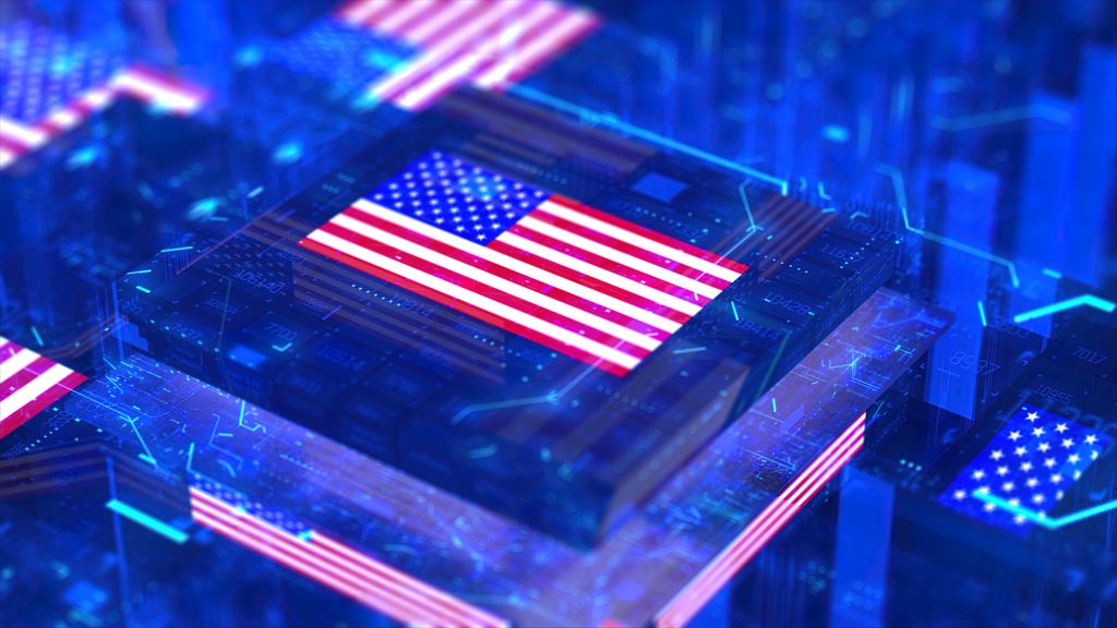 Processing unit w/American Flag