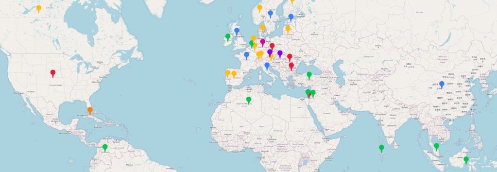 Map of State Reactions to the ICC Warrants for Netanyahu and Gallant