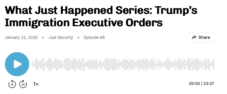 The episode title appears with sound waves behind it.