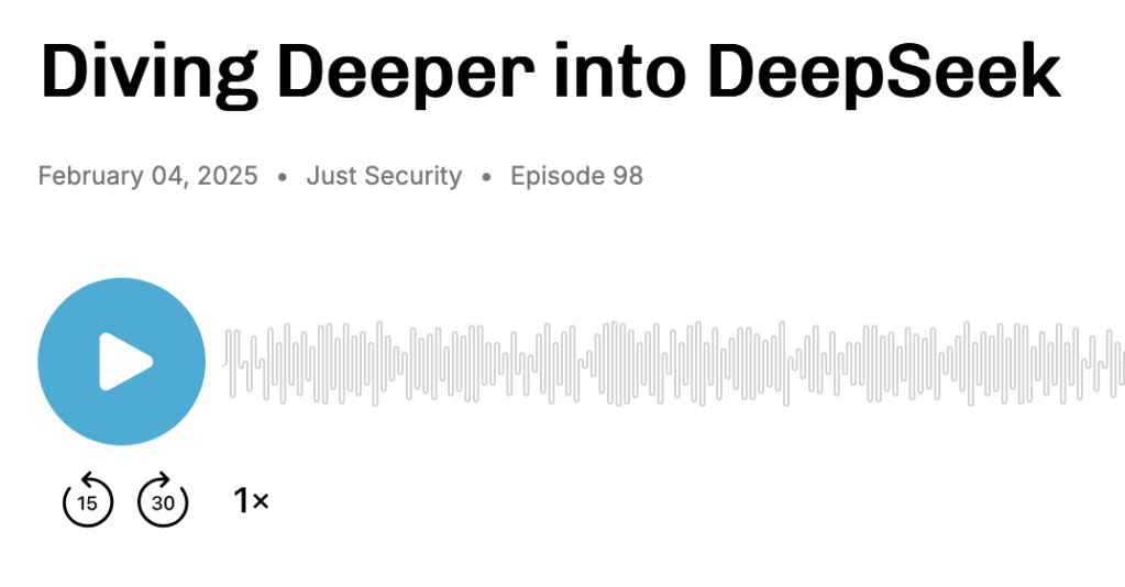 The episode title appears with sound waves behind it.